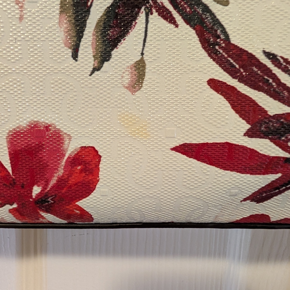 GUESS Floral Crossbody Bag - White and Red - Picture 2 of 7